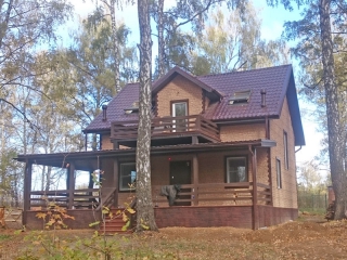 Каркасный дом в деревне Шеверняево, Тульская область